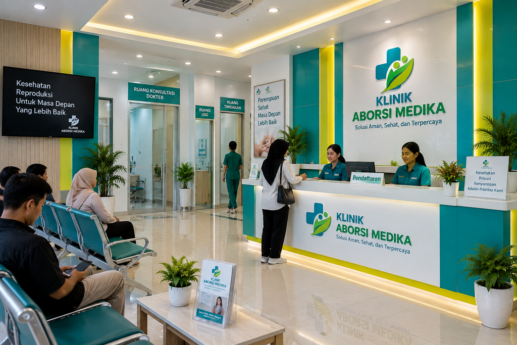 Meja Resepsionis Klinik Aborsi Medika Center
